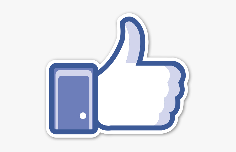 Facebook Thumb Up Sticker - Like Png, Transparent Clipart