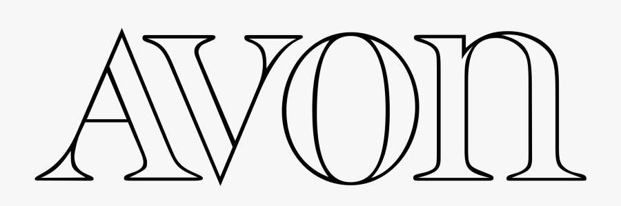 Text,font,line Art,line - Logo De Avon En Png , Free Transparent 