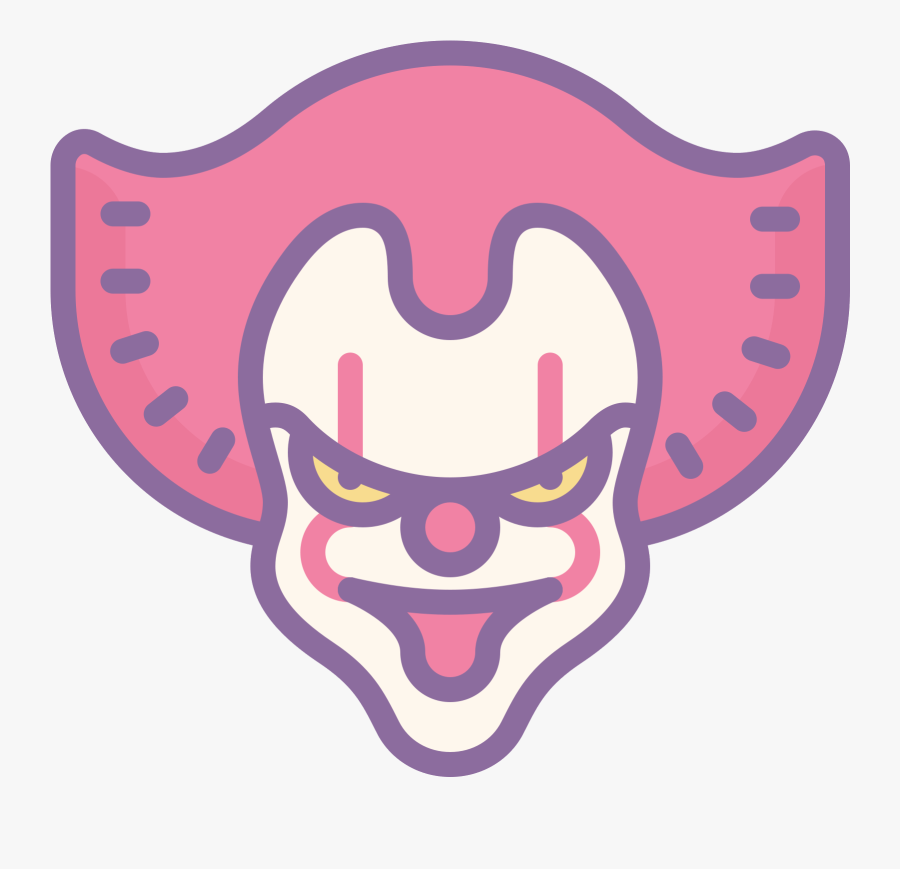 Transparent Clown Png - Transparent Icon Clown Scary, Transparent Clipart