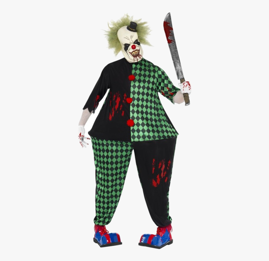 Scary Clown Png - Fancy Dress Clown Costume Halloween, Transparent Clipart