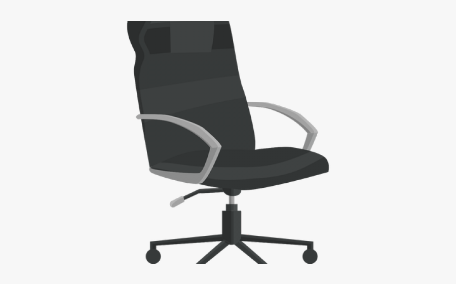 Office Chair Cliparts - Kursi Kantor Vektor, Transparent Clipart