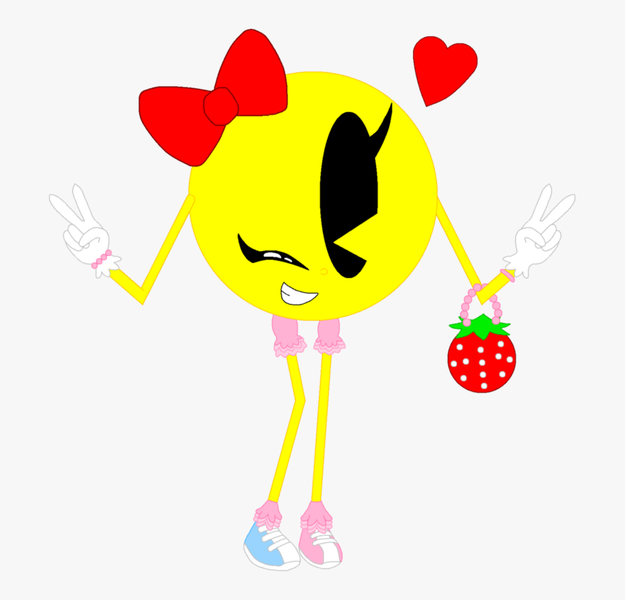 Ms Pac Man"s Elliptica Cosplay By Cheezn64x - Cartoon, Transparent Clipart