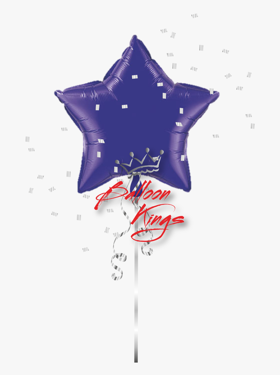 Purple Star Png -purple Star - Umrah Mubarak Helium Balloons, Transparent Clipart