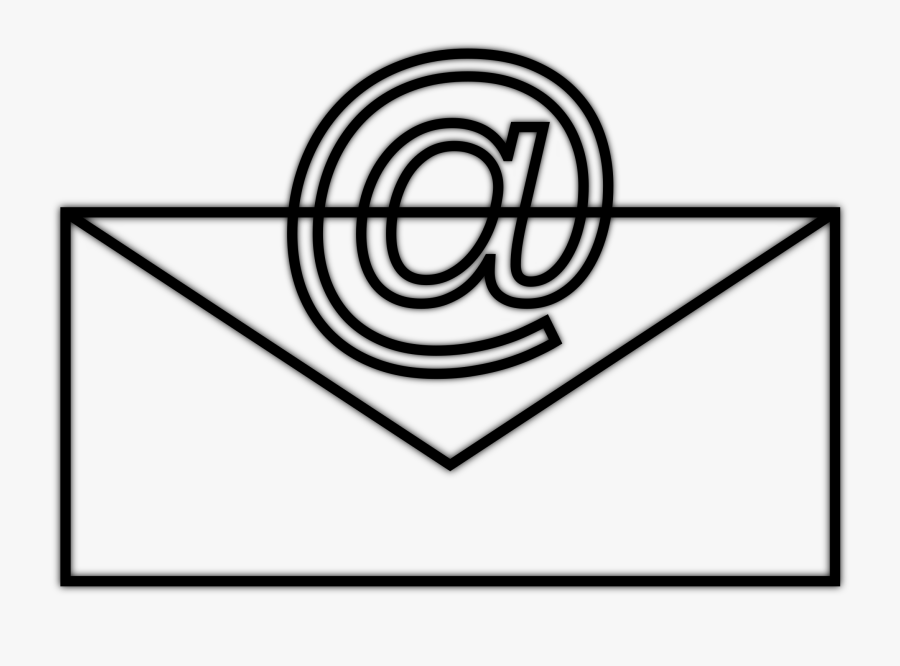 Transparent Email Clipart Png - E Mail Drawing, Transparent Clipart
