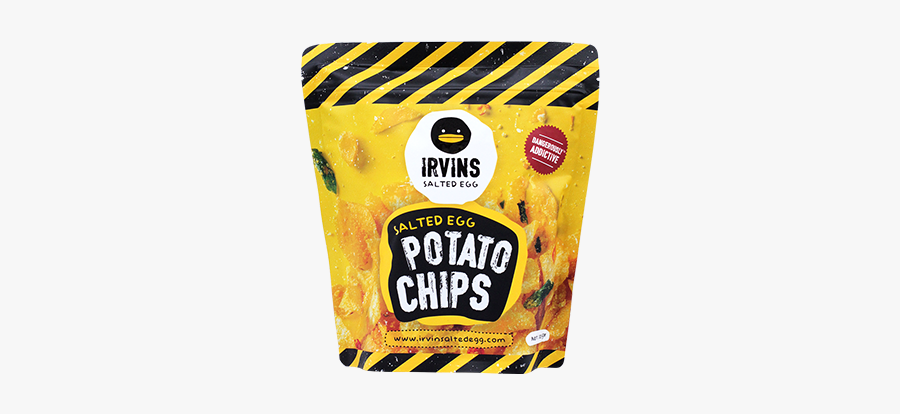 Irvins Dangerously Addictive Snacks - Salted Egg Yolk Chips Singapore, Transparent Clipart