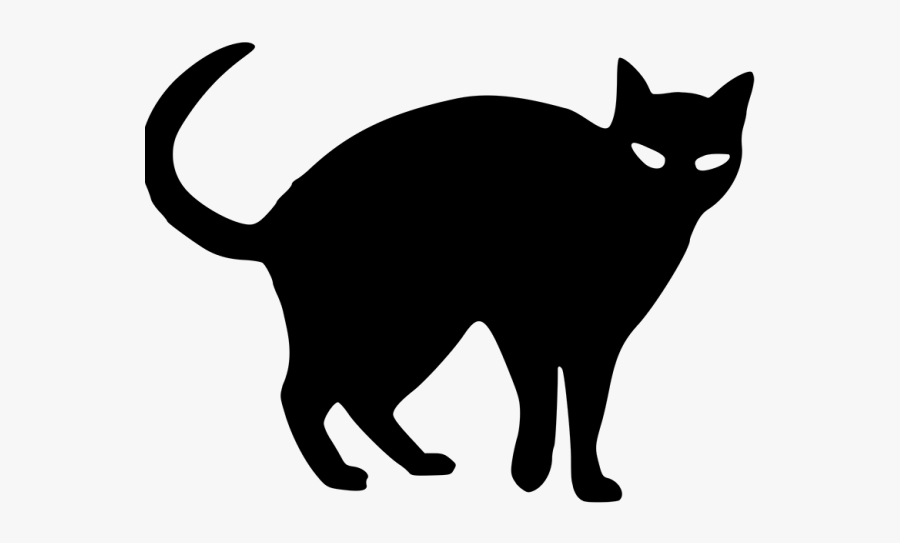 Black Cat Easy Drawing, Transparent Clipart