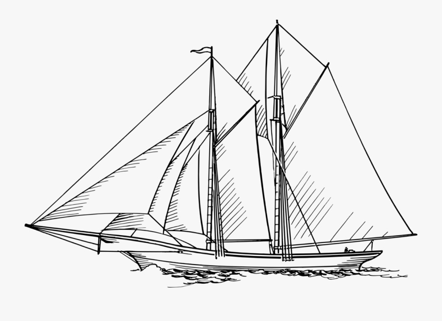 Fore And Aft Ship, Transparent Clipart