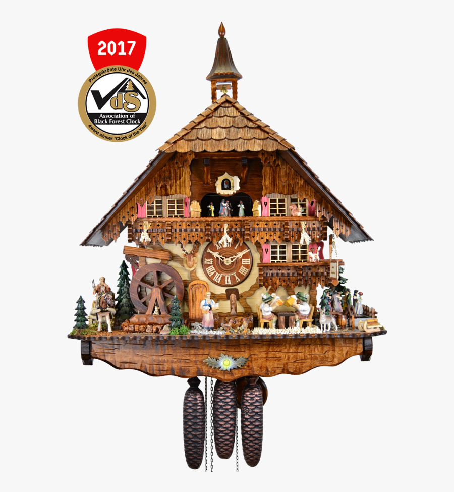 Hd Zoom Free Unlimited - Traditional German Cuckoo Clock, Transparent Clipart