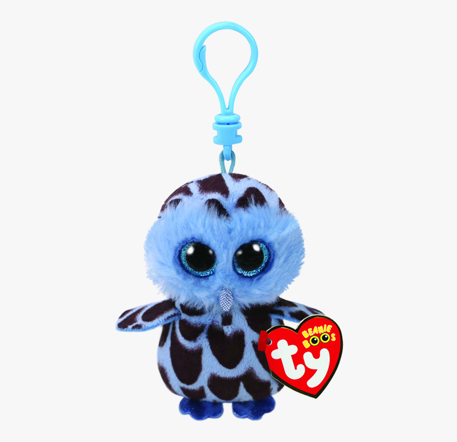 Newsxpress Carlisle Beanie Boos - Stuffed Owl Ty Blue, Transparent Clipart