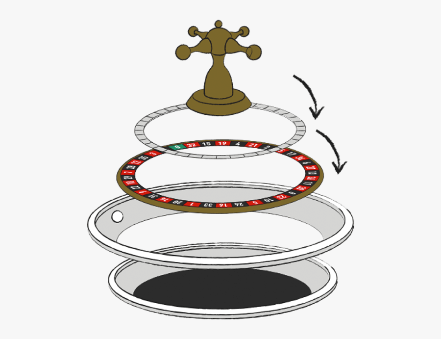 Original Roulette Wheel, Transparent Clipart