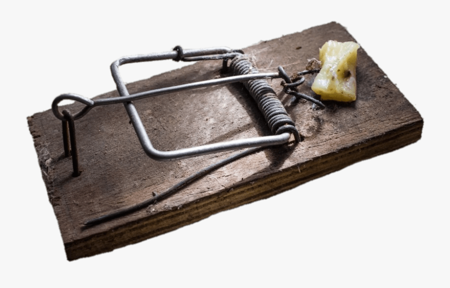 Old Mousetrap - Old Metal Mouse Trap, Transparent Clipart