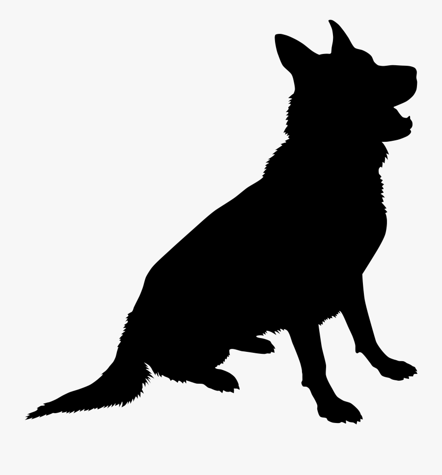 German Shepherd Labrador Retriever Silhouette Royalty-free - German Shepherd Silhouette Png, Transparent Clipart