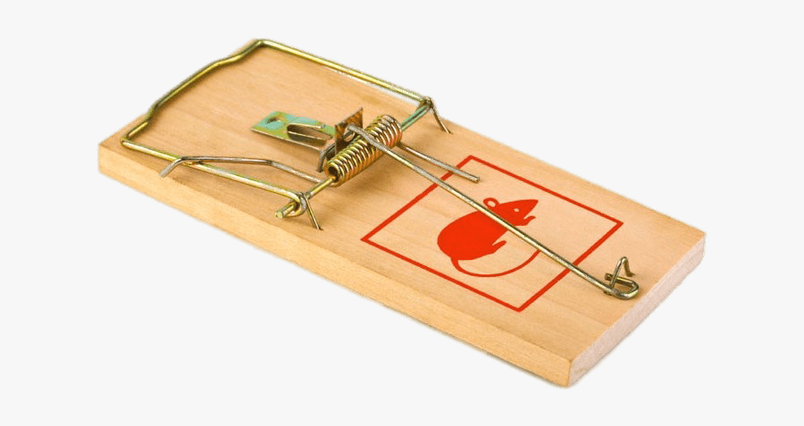 Mousetrap With Red Mouse Image - Transparent Mouse Trap Png, Transparent Clipart