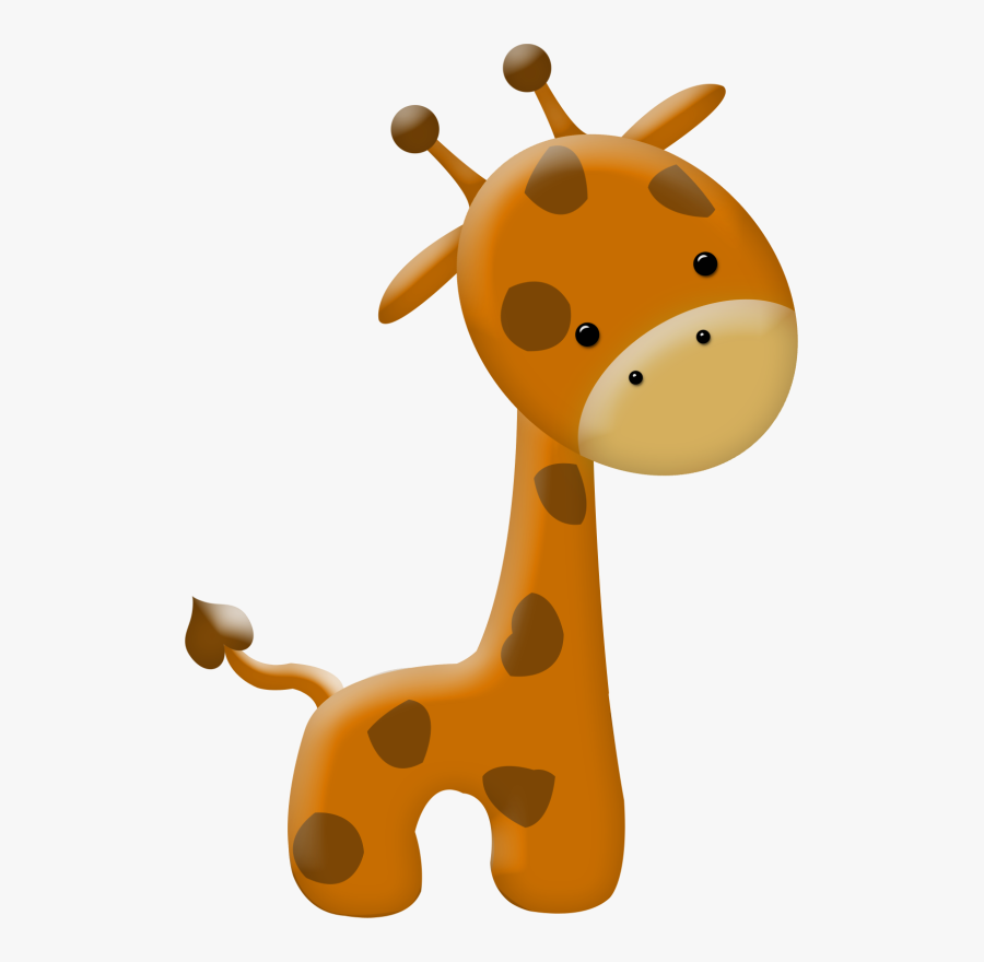 Giraffa Baby Cartoon Safari, Transparent Clipart