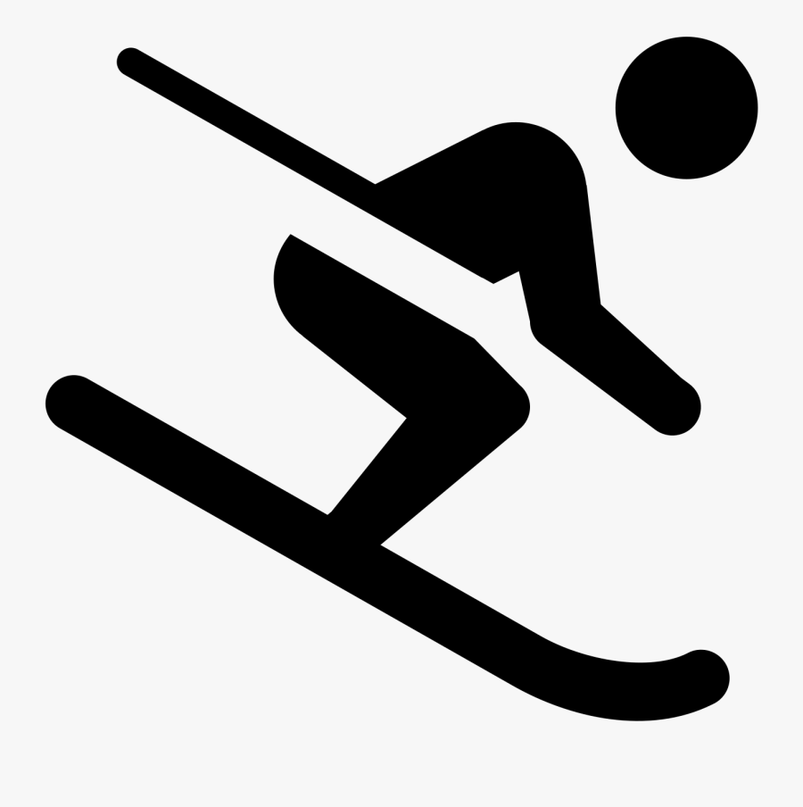 Skier Vector Skiis - Skier Turns, Transparent Clipart