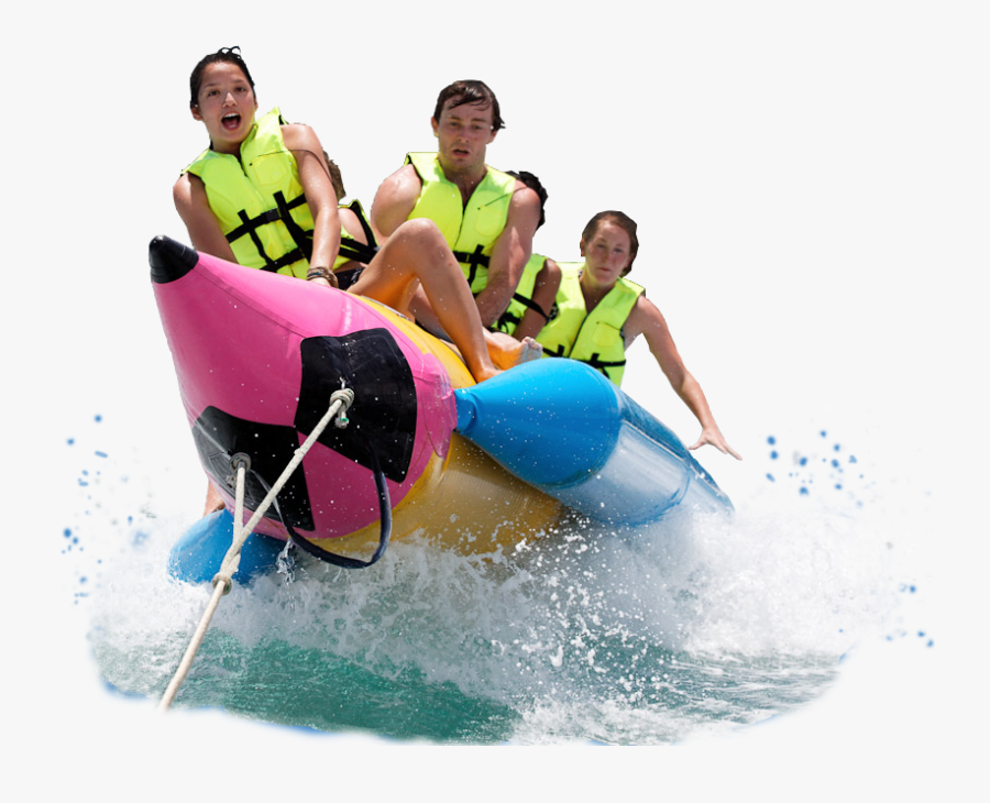 Water Sports Transparent & Png Clipart Free Download - Falling Off A Banana Boat, Transparent Clipart