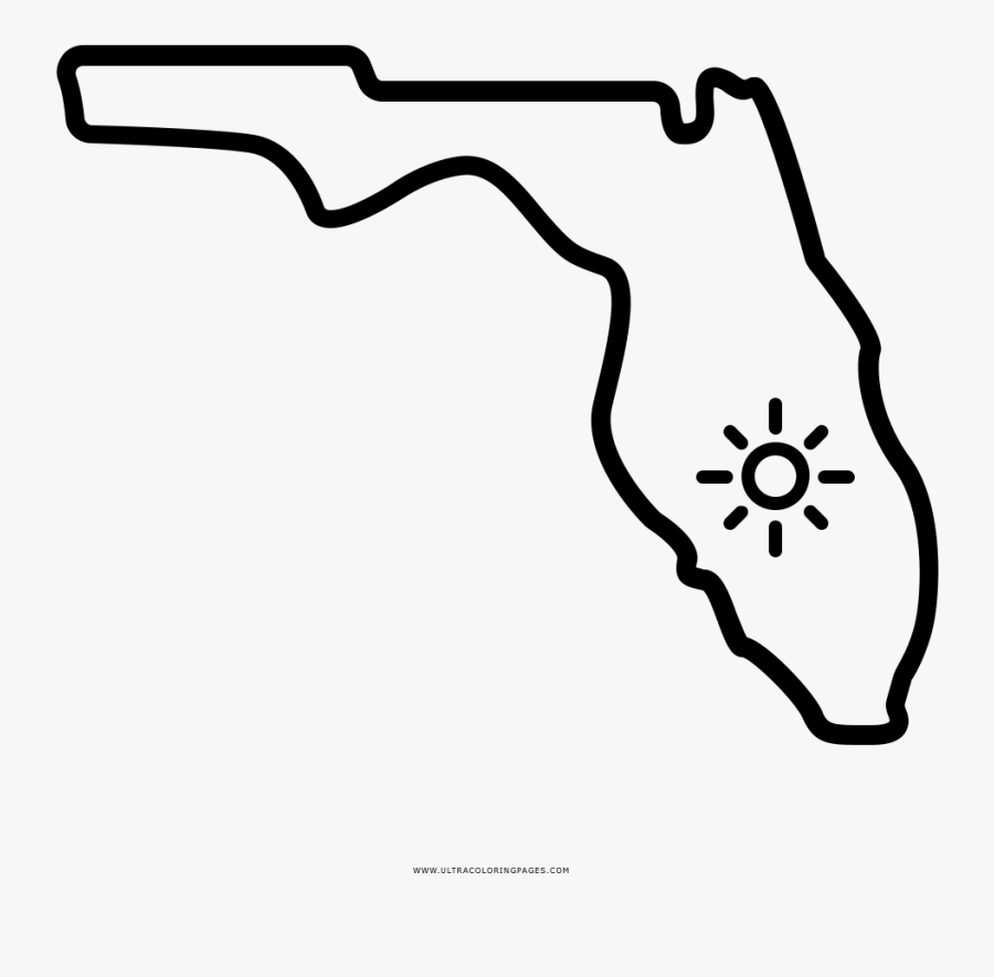 Florida Transparent Page Florida Coloring Page Free Transparent Clipart ClipartKey