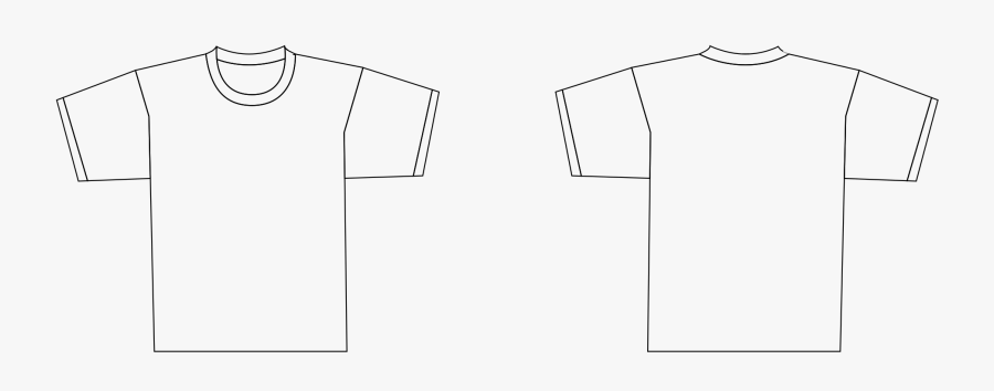 Clipart Shirt Printable - T Shirt Template Icon , Free Transparent ...