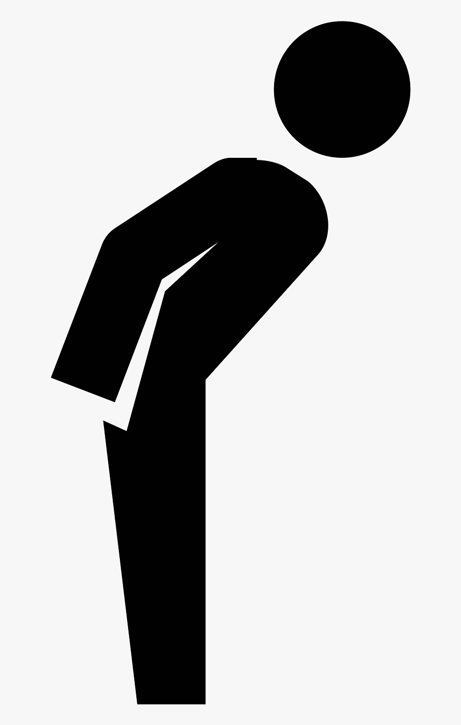 Leg Vector Human Right - Man Bowing Png , Free Transparent Clipart ...