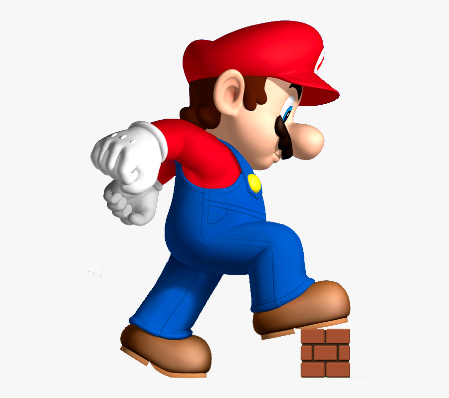 Mario Png - New Super Mario Bros Mega Mario, Transparent Clipart