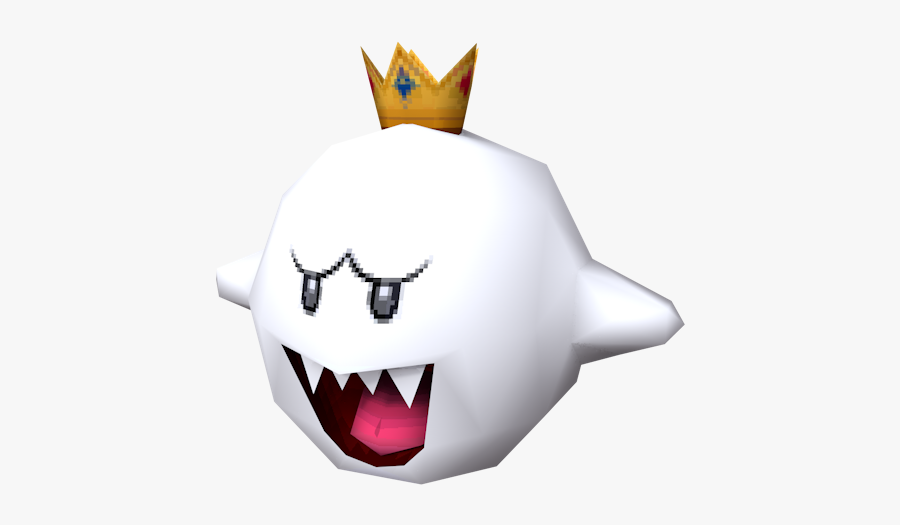 Mario Kart Ds King Boo Nintendo Ds - Transparent Mario Boo Png, Transparent Clipart
