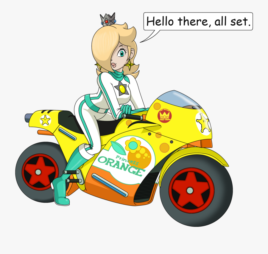 Mario Bros Clipart Mario Kart - Mario Kart 8 Princess Rosalina, Transparent Clipart