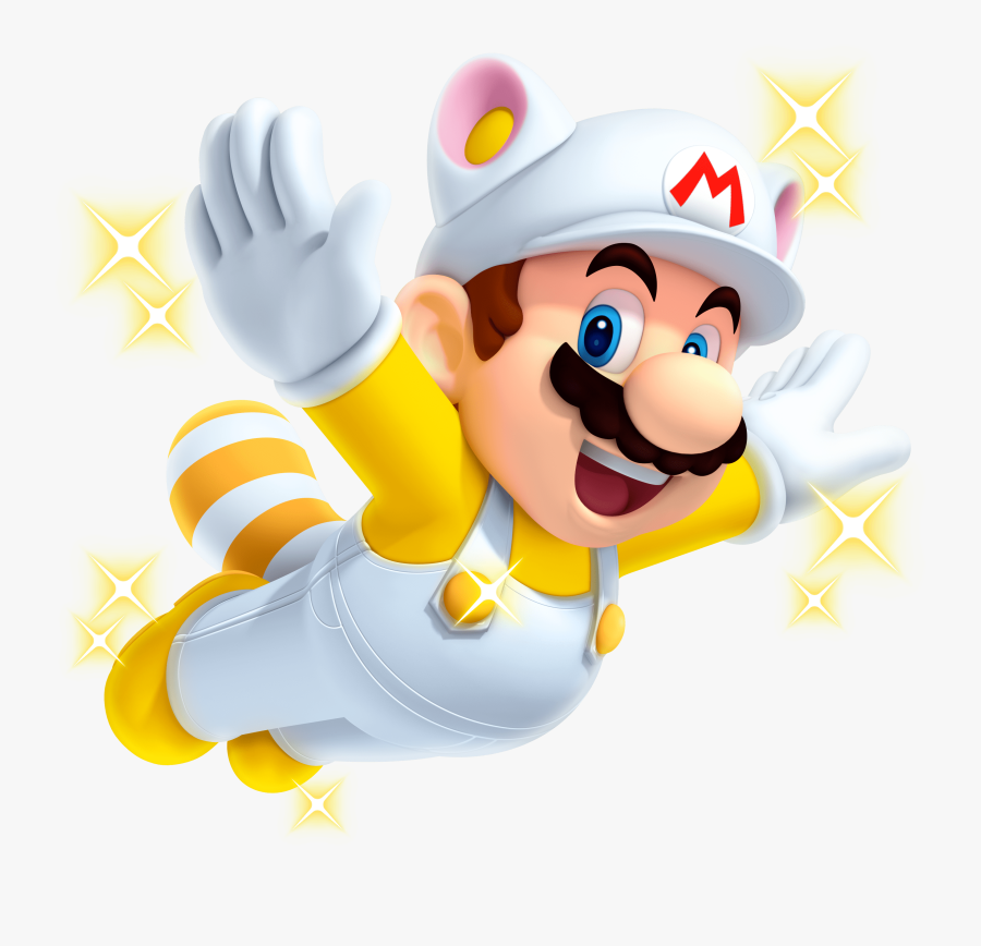 Mario Flying - New Super Mario Bros 2 Mario, Transparent Clipart
