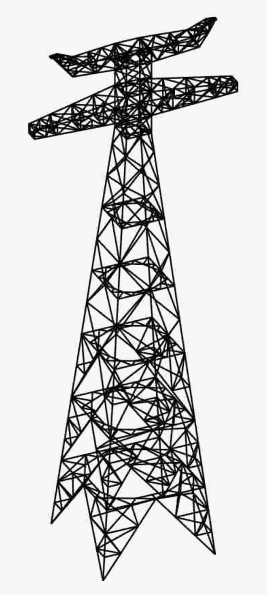 Example Of Tower Model, Transparent Clipart