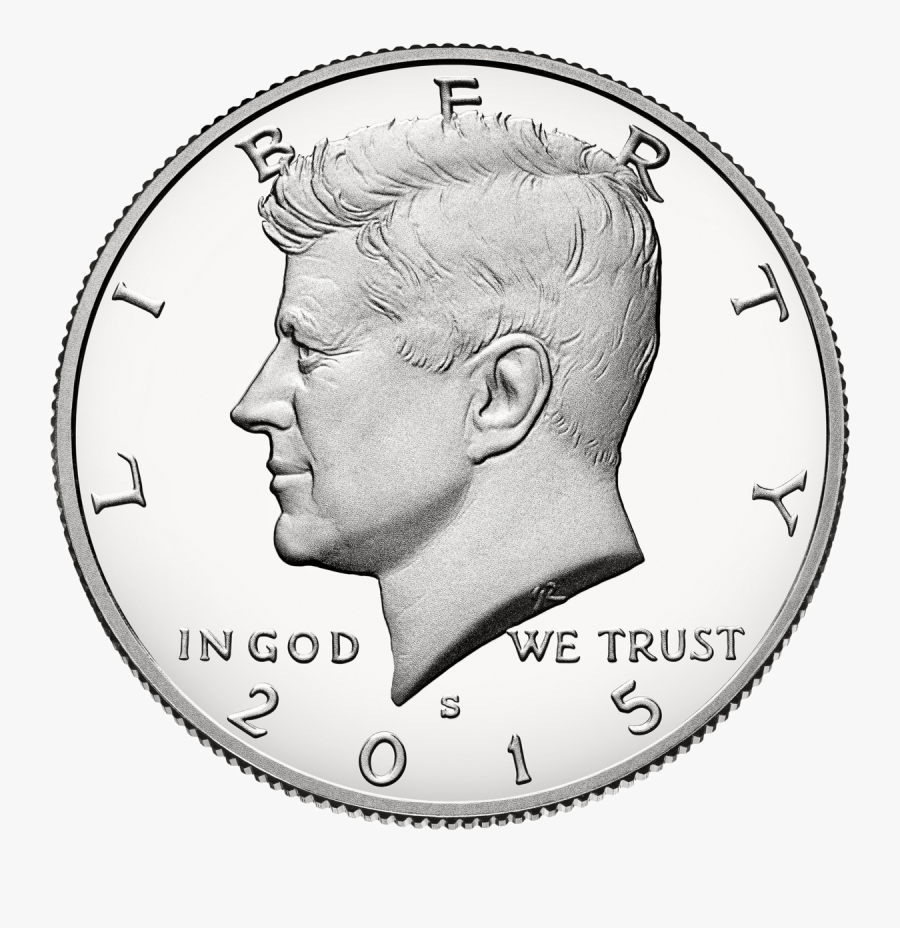 1 Dollar Bill Annuit Coeptis Frame Png - 2018 Kennedy Half Dollar, Transparent Clipart