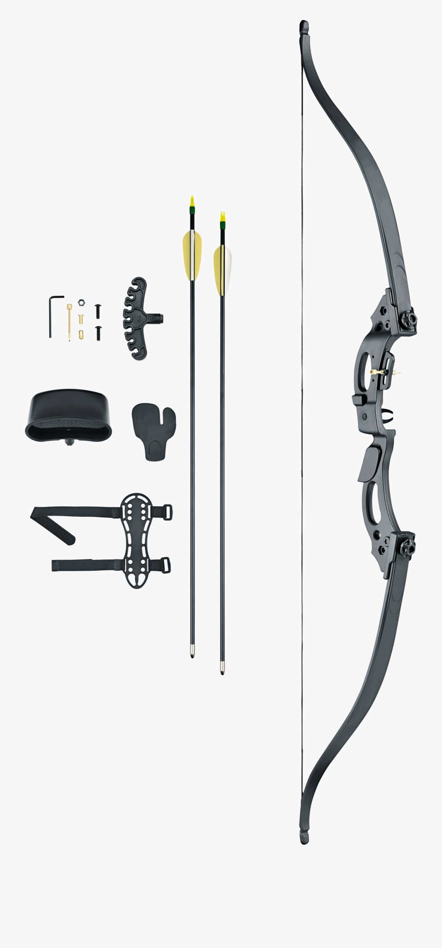 Compound Bows Recurve Bow Quiver Longbow - Bow And Arrow, Transparent Clipart