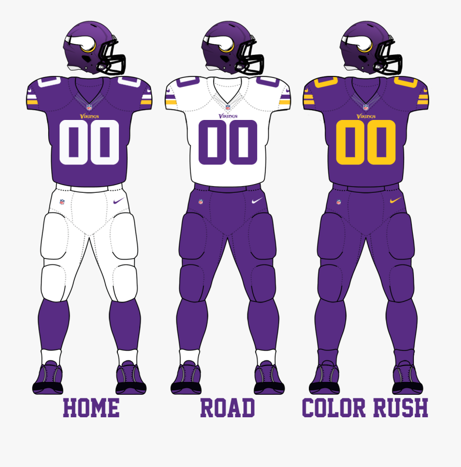 Minnesota Vikings 2016 Uniforms - Minnesota Vikings Uniforms 2017, Transparent Clipart