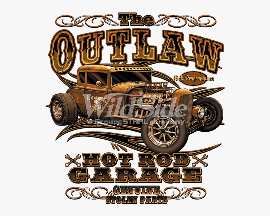 The Outlaw Hot Rod Garage Genuine Stolen Parts - T-shirt , Free ...