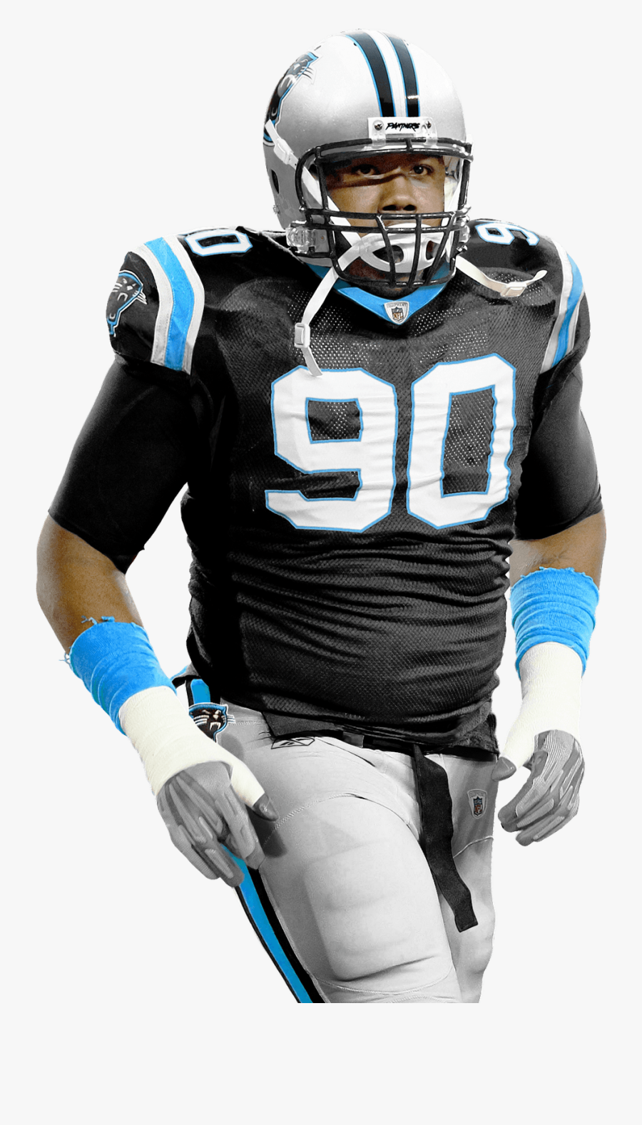 Carolina Panthers Nick - Carolina Panthers Players Png, Transparent Clipart