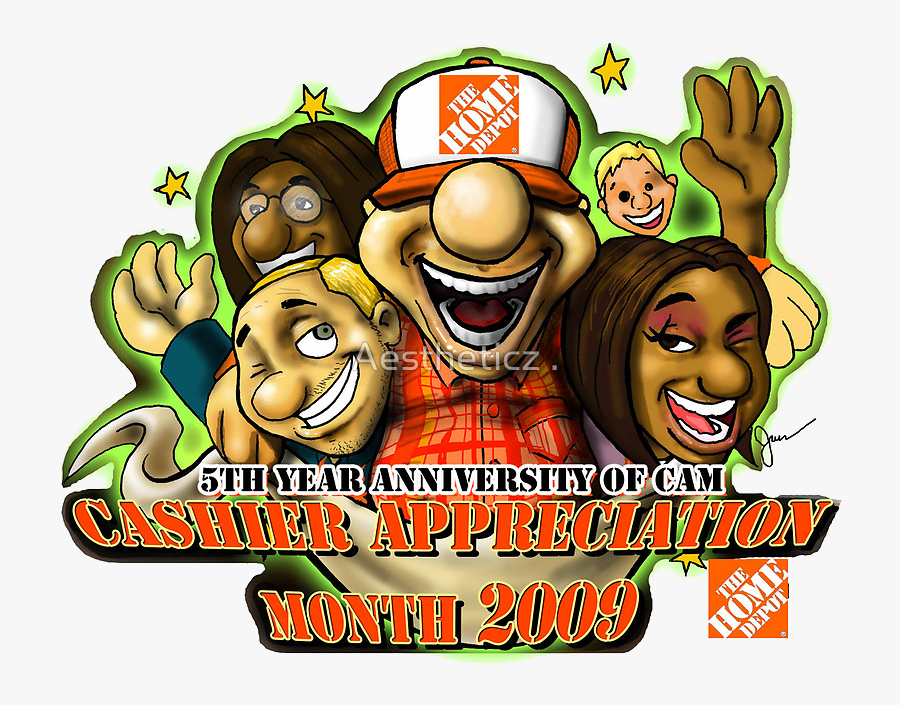 Cashier Appreciation - Home Depot Cashier Appreciation Month 2017, Transparent Clipart