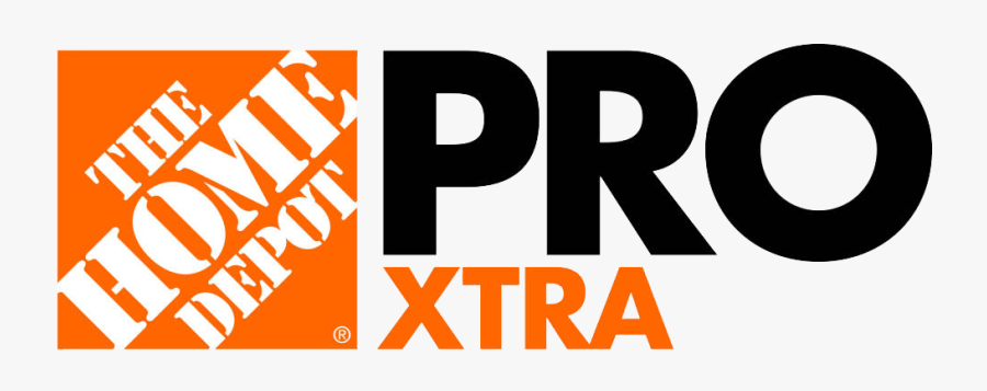 Home Depot Pro Xtra Logo, Transparent Clipart