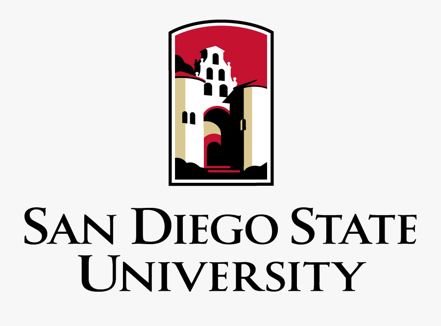 Logo Color Black Text San Diego State Png- - San Diego University Logo, Transparent Clipart