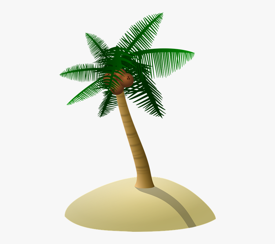 Palm Coconut Tree Icon Symbol - Pohon Kelapa Png, Transparent Clipart