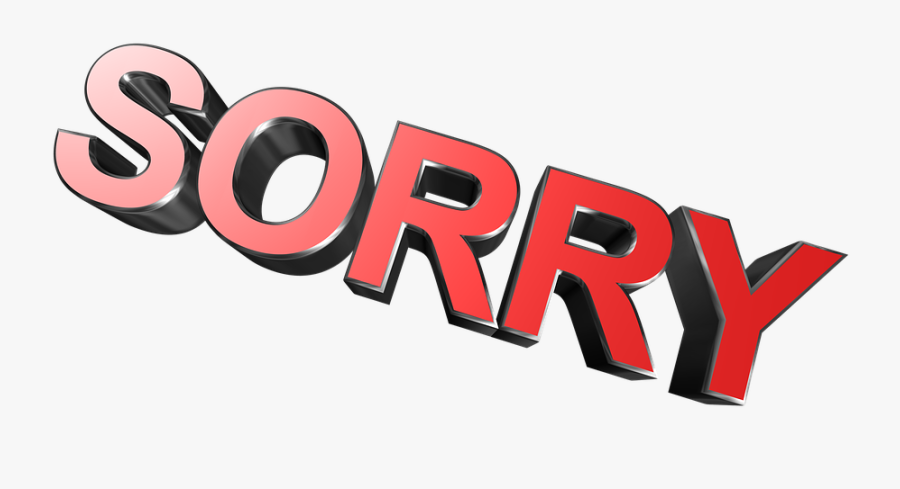 Apology Transparent, Transparent Clipart