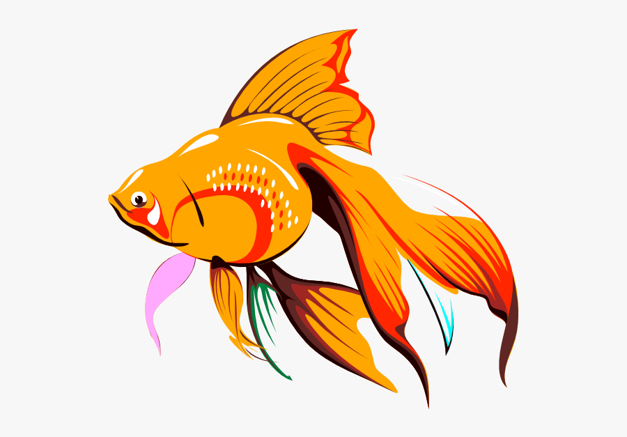 Golden Fishie Clip Art - Cartoon Fish Gif Png, Transparent Clipart