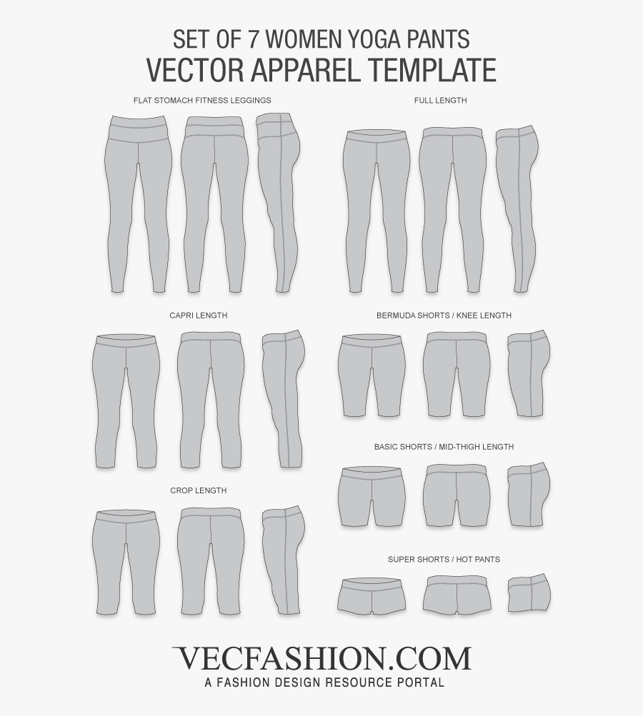 Transparent Pants Template