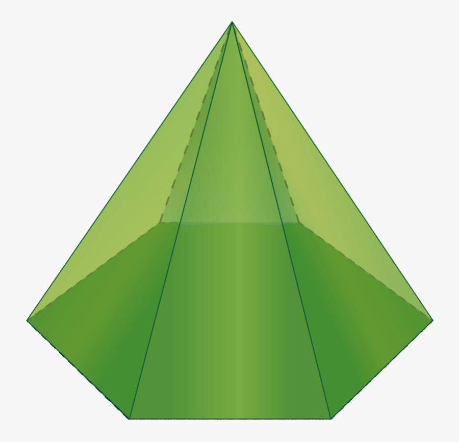 Transparent Pyramid Clipart - Six Sided Prism, Transparent Clipart