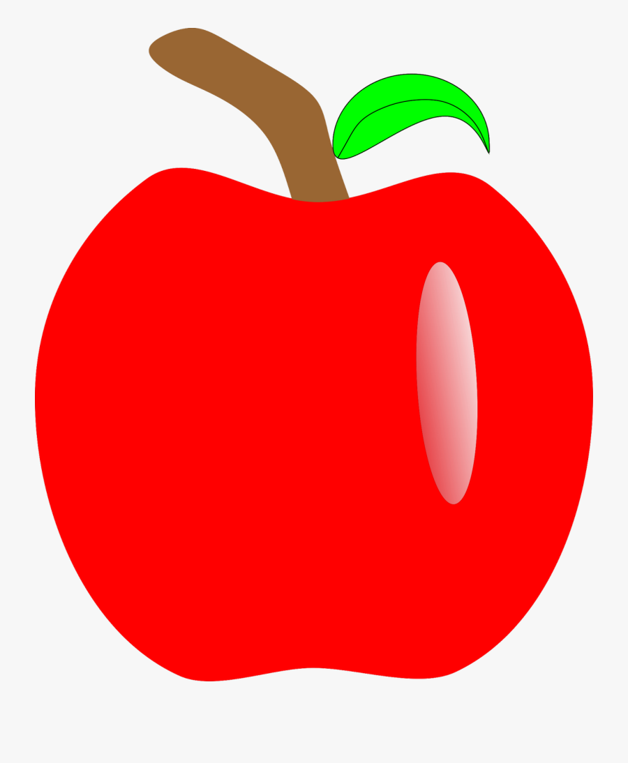 Apple Snow White Seven Dwarfs Clip Art - Apple Transparent Fruit Gif, Transparent Clipart