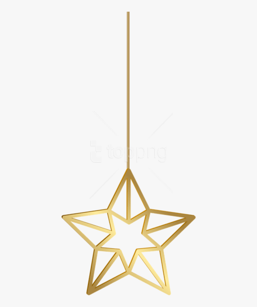 Transparent Hanging Ornaments Clipart - Transparent Stars Hanging Png, Transparent Clipart