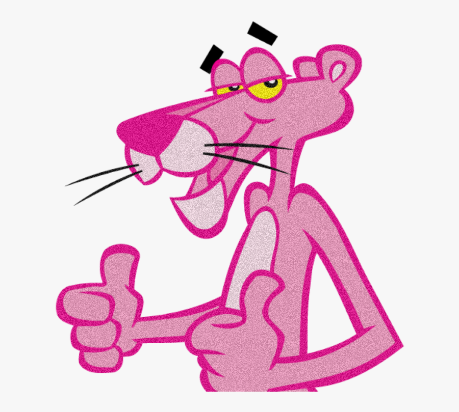 @pink Panther Freetoedit - Pink Panther Thumbs Up, Transparent Clipart