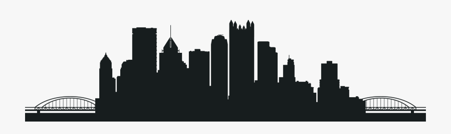 Skyline Clipart Skyline Pittsburgh - Pittsburgh City Skyline Silhouette, Transparent Clipart
