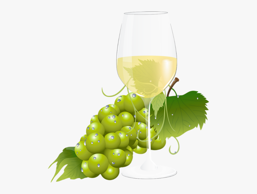 Boisson Png, Tube Verre De Vin Blanc, Raisin - White Wine, Transparent Clipart