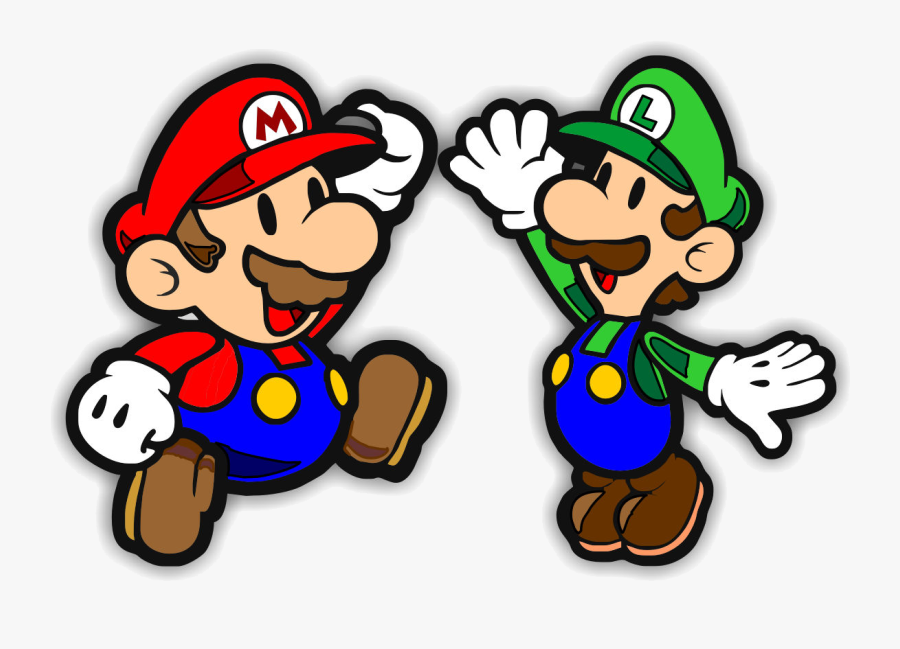 Mario Free Bros Cliparts Clip Art On Transparent Png - Super Paper Mario, Transparent Clipart