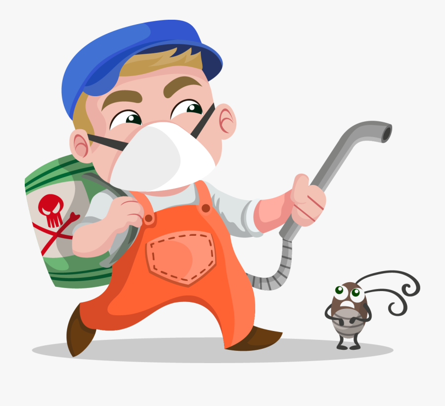 Exterminator Desktop Backgrounds Ourclipart - Pest Controlling Clip Art, Transparent Clipart