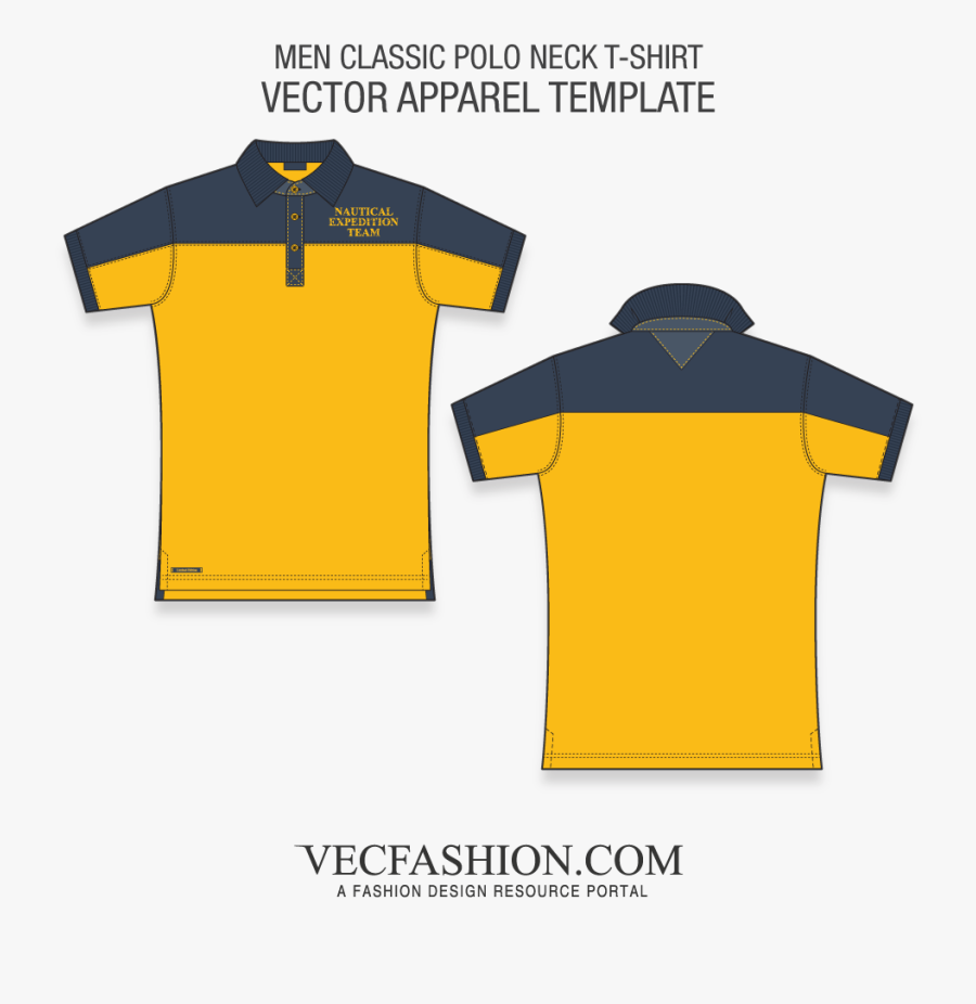 Transparent Long Sleeve Shirt Clipart - Yellow Polo Shirt Design, Transparent Clipart