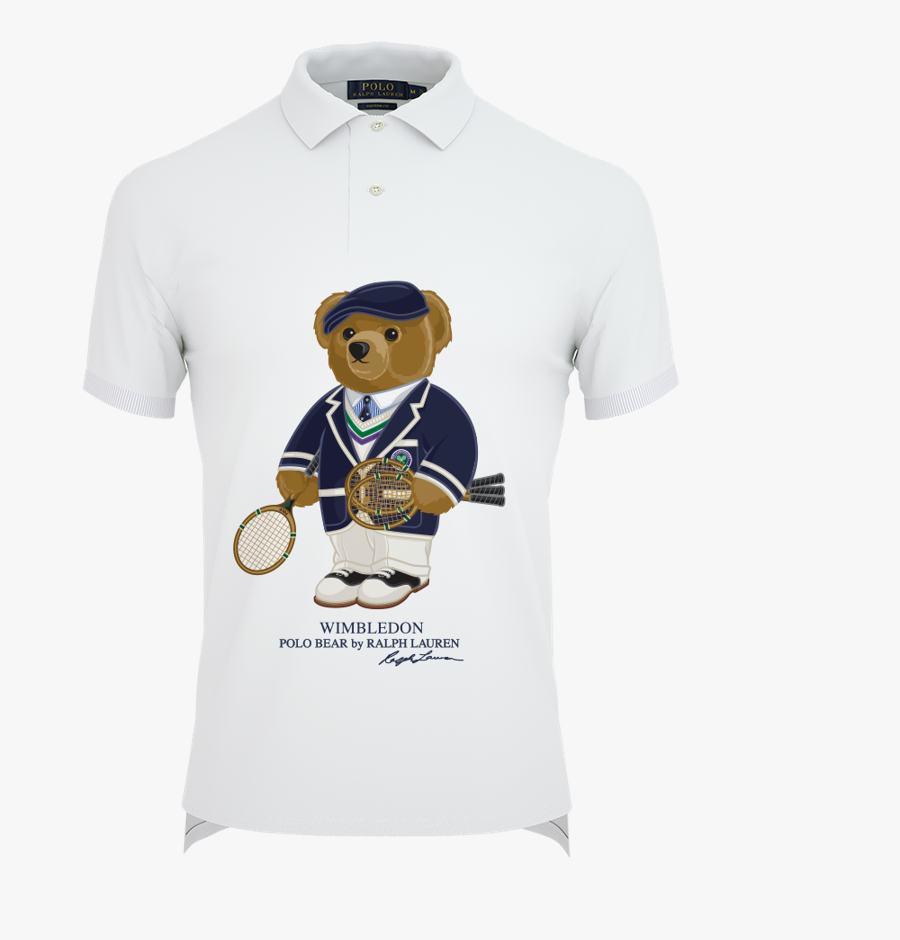 Transparent Ralph Lauren Png - Ralph Lauren Bear Wimbledon T Shirts, Transparent Clipart